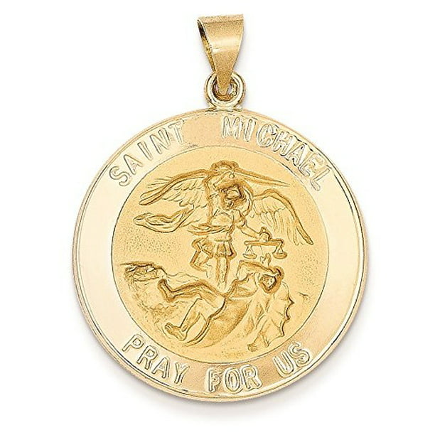 Details about  / Sterling Silver and Gold-Tone St Michael Medal Charm Pendant MSRP $78